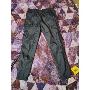 Vintage Prince Track Pants Mens Med/Large Black Nylon Windbreaker 90s Tennis